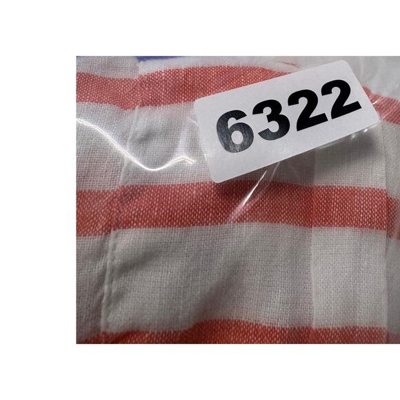 Gap Factory Large Striped 3/4 Sleeve Top Linen Cotton Blend - Picture 9 of 9